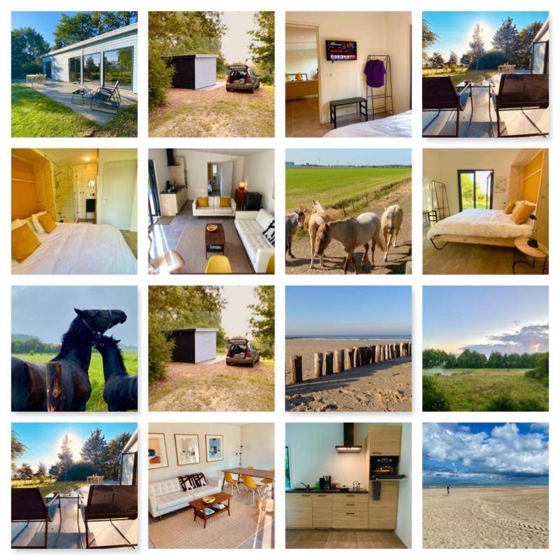 Natuurhuis Zeeuwse Rust voor wandelingen aan zee, fietstochten in natuur en culinair genieten Villa IJzendijke Buitenkant foto